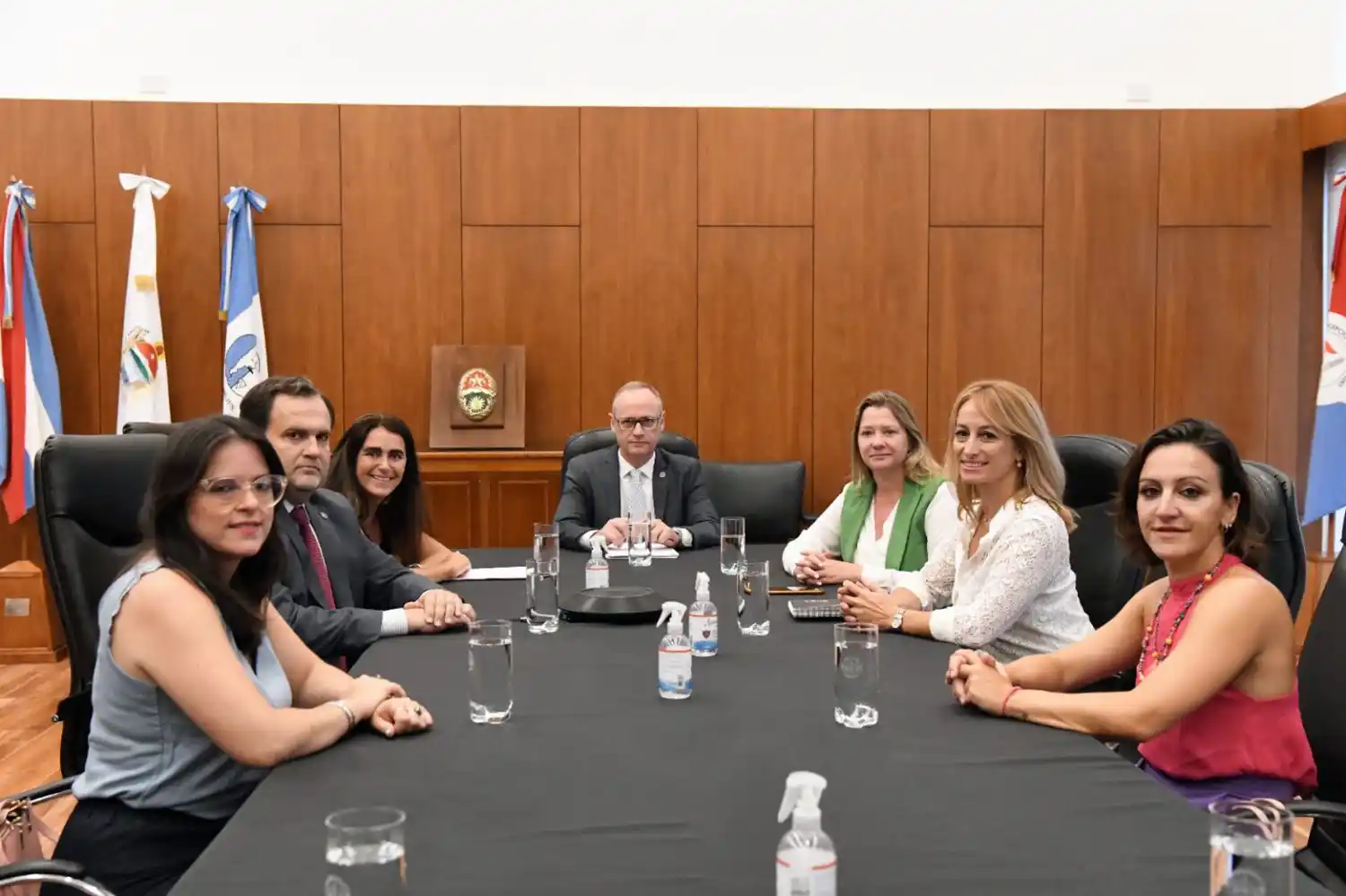 El STJER se reunió con autoridades del Colegio de la Abogacía de Entre Ríos