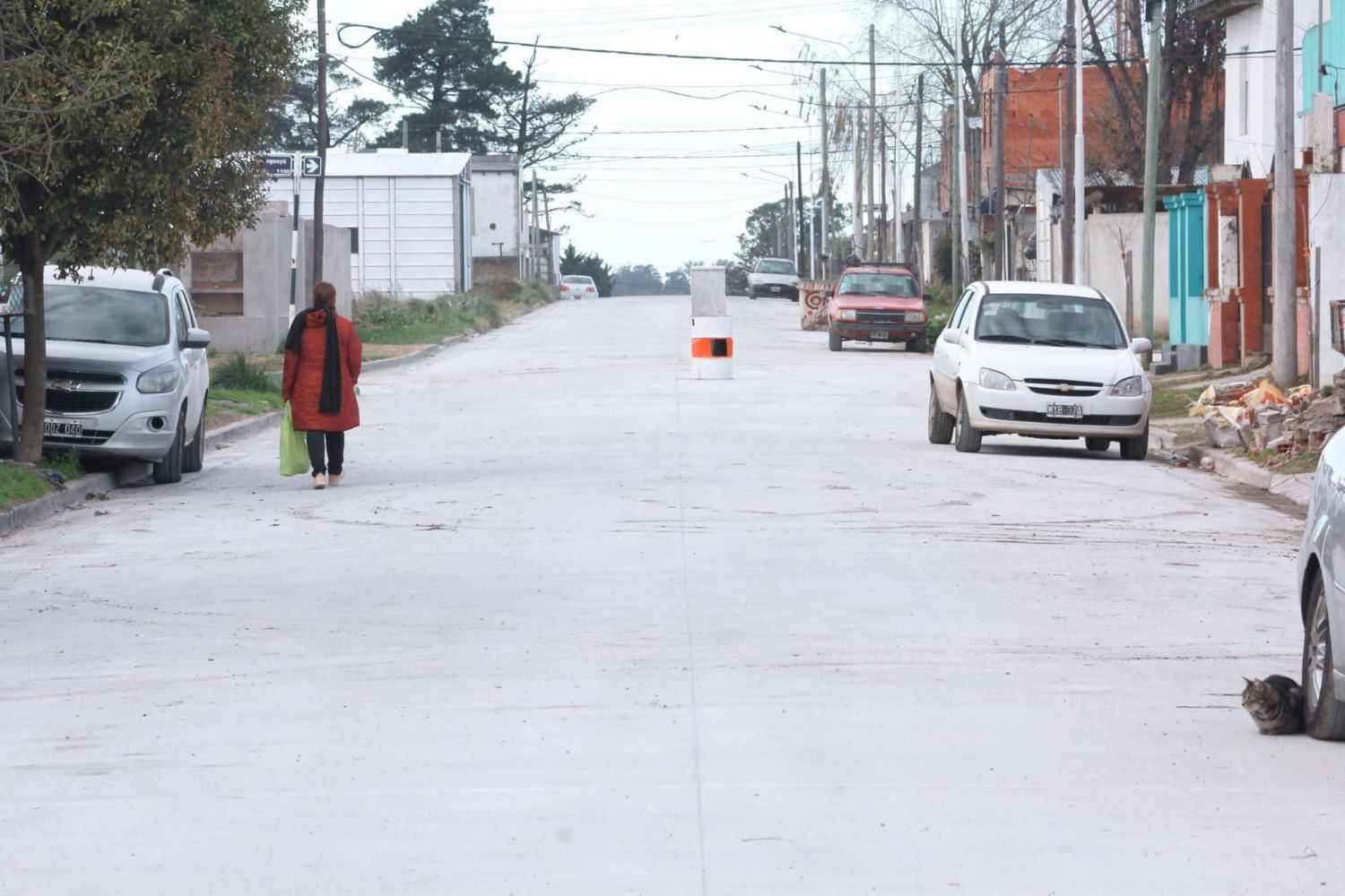 Avanza la pavimentación en calles de la zona norte de Tandil