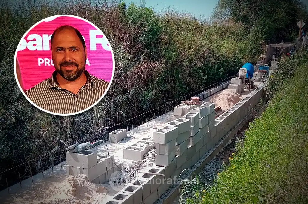 Siguen trabajando en el canal de desagüe de Ramona: “Lo hacemos para que la localidad no vuelva a sufrir como en 2017”