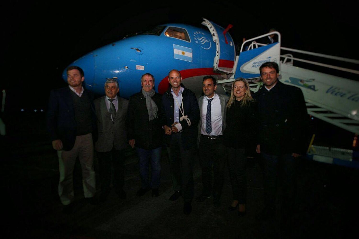 Aerolíneas Argentinas inauguró sus vuelos a Río Cuarto