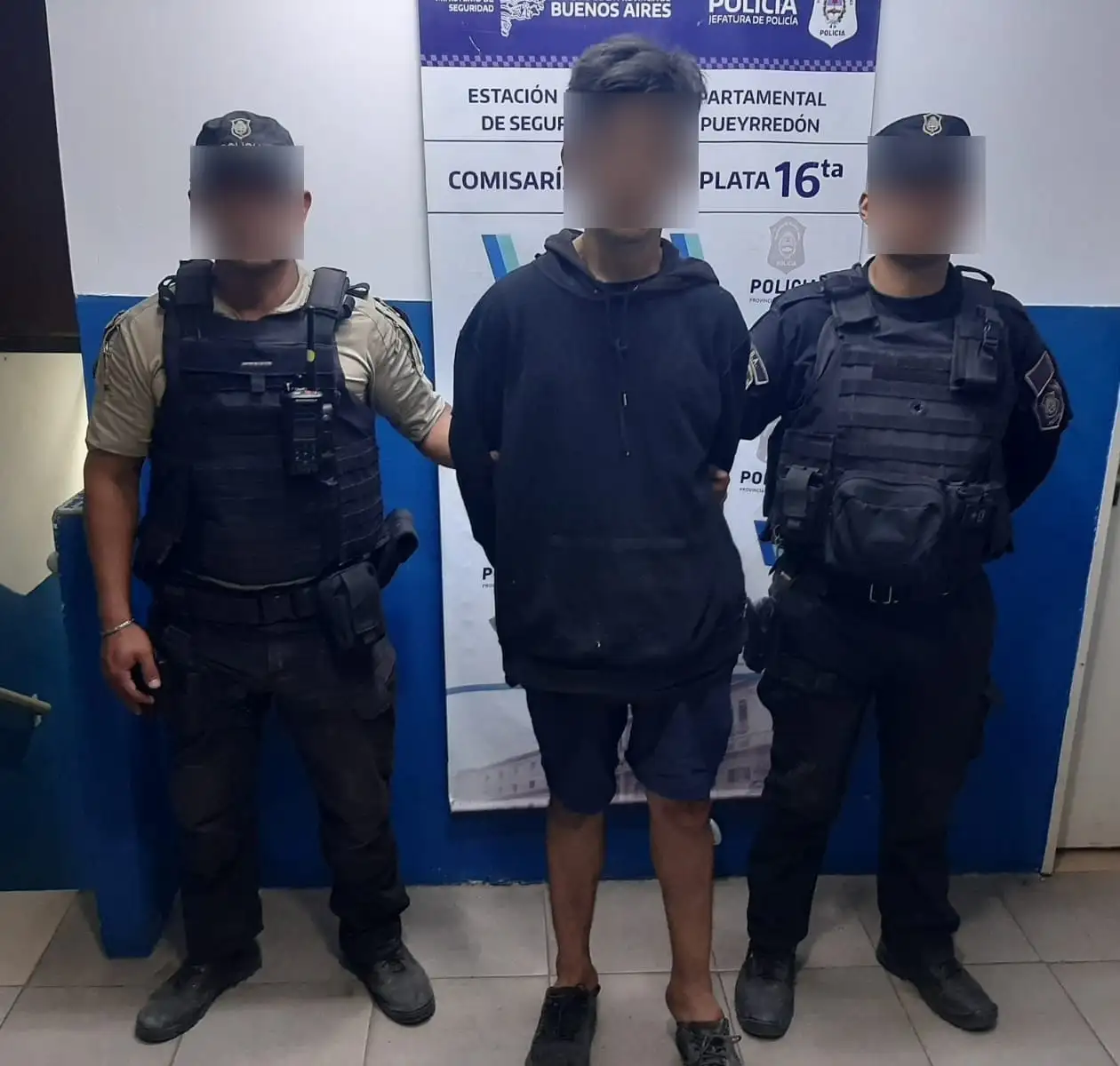 El delincuente tiene 32 años y quedó alojado en la Unidad Penal 44 de Batán.