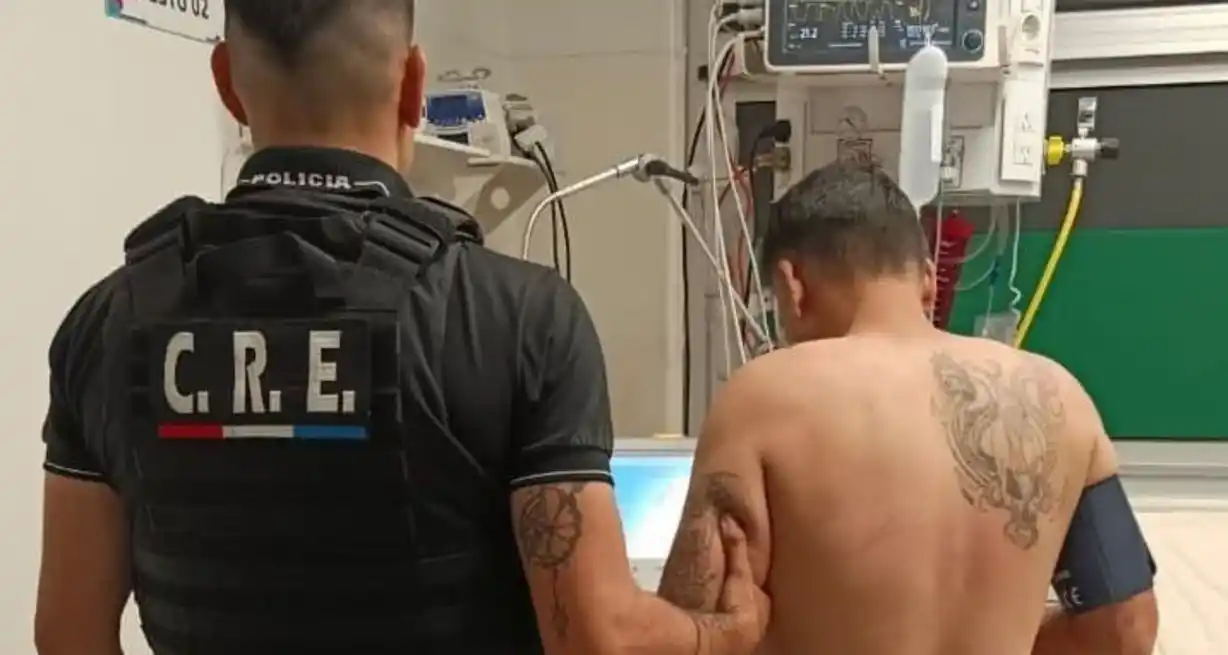 El implicado fue trasladado a sede policial. Foto: Gentileza