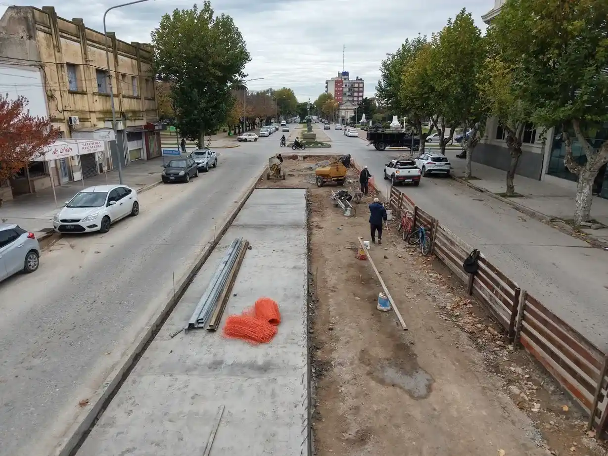 Obras. Para mejorar las calles de Lobería