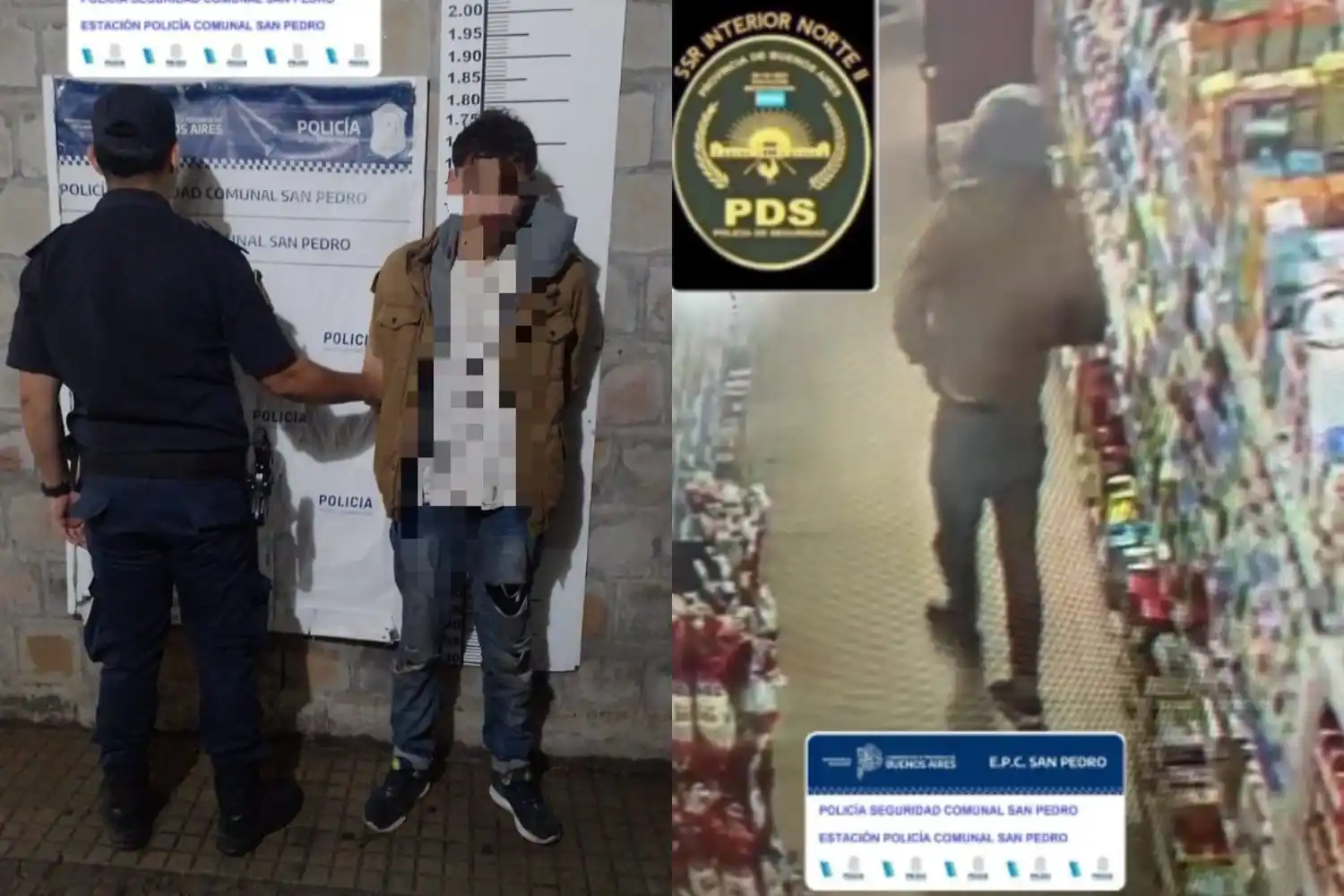 Los dueños del local detectaron la situación a través de las cámaras de seguridad.