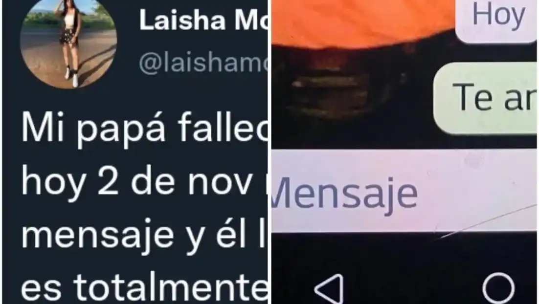 Le mandó un mensaje de WhatsApp a su marido fallecido y pasó algo estremecedor
