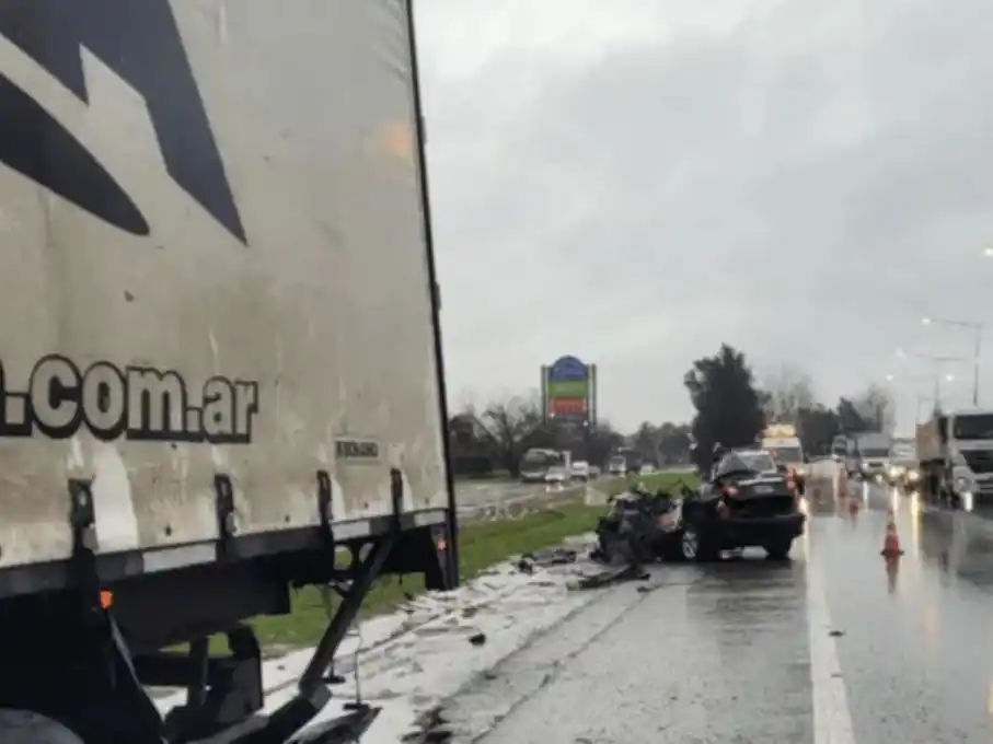 Una persona fallecida por un choque en el ramal Campana de la Panamericana.