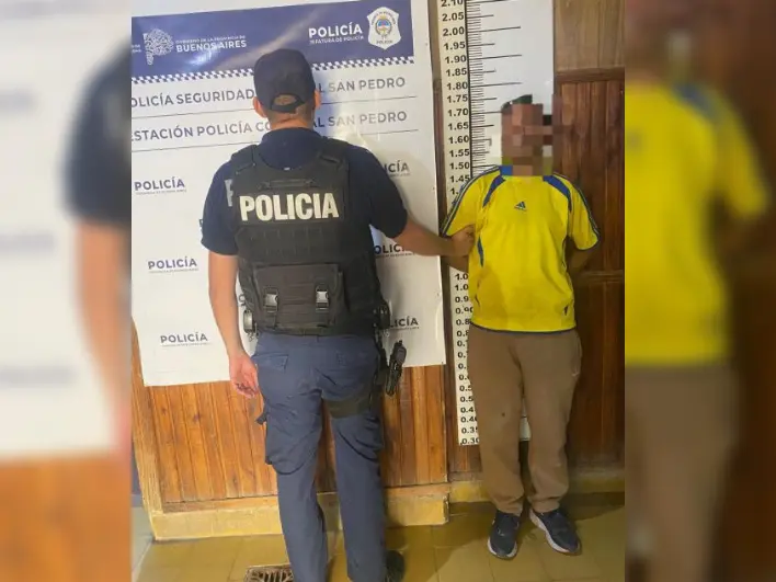 El aprehendido tiene varios antecedentes delictivos.