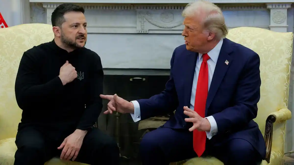 Donald Trump y Volodimir Zelenski