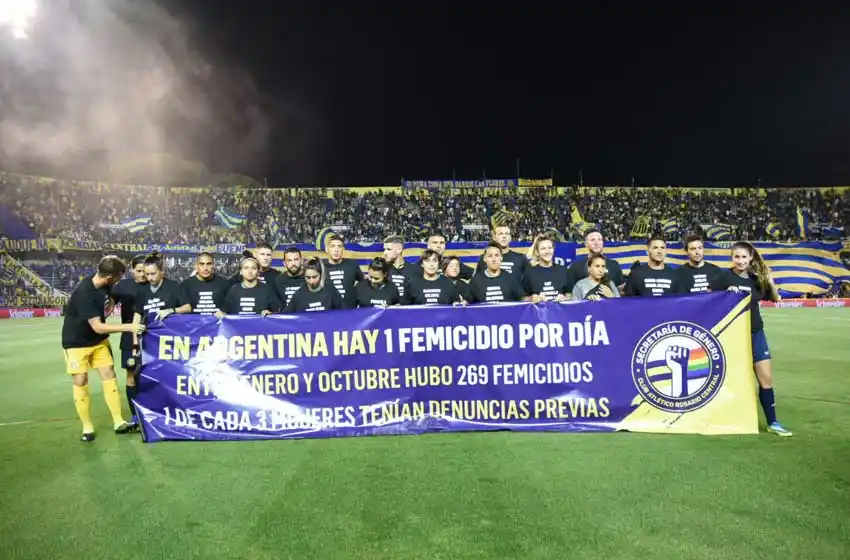 La destacable iniciativa de la Secretaría de Género de Central antes del partido ante Aldosivi