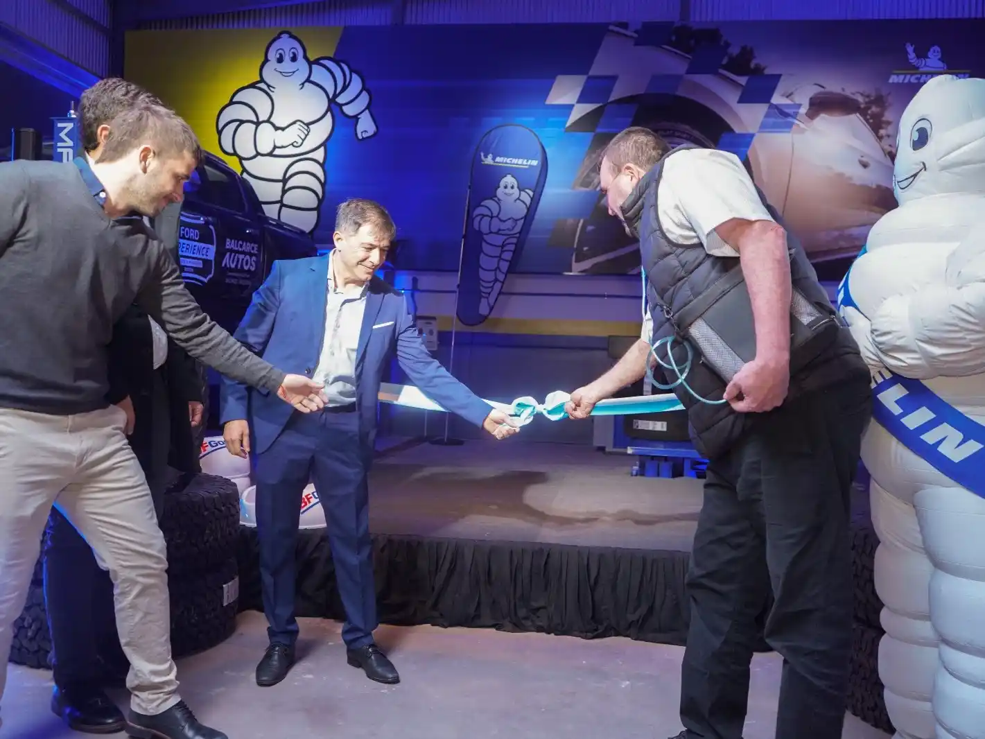 Inauguración. Michelin desembarcó en la ciudad