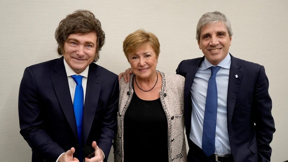 El presidente y la líder del FMI mantuvieron un encuentro en Nueva York.