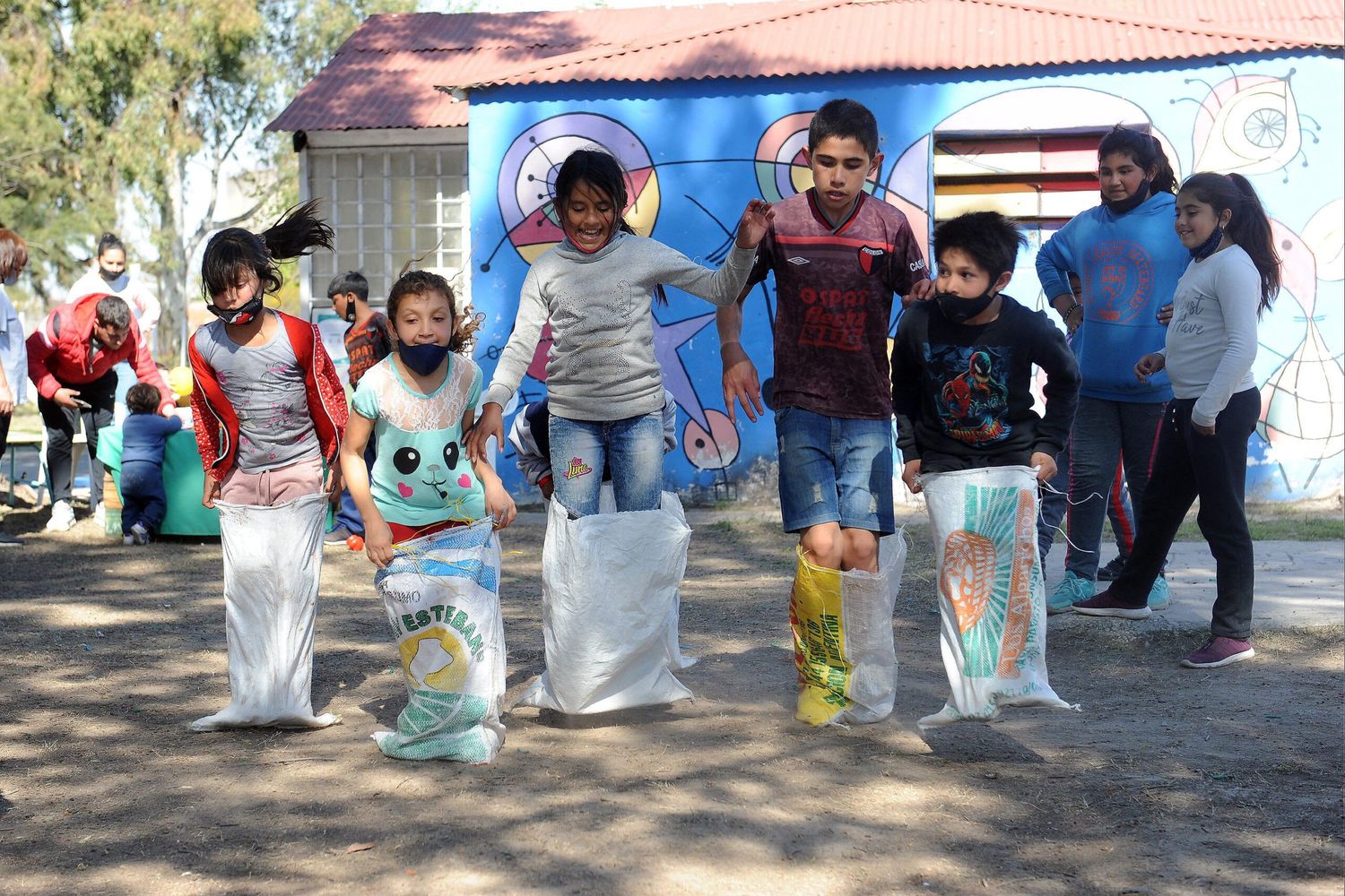 Las infancias celebraron su mes en las Estaciones municipales