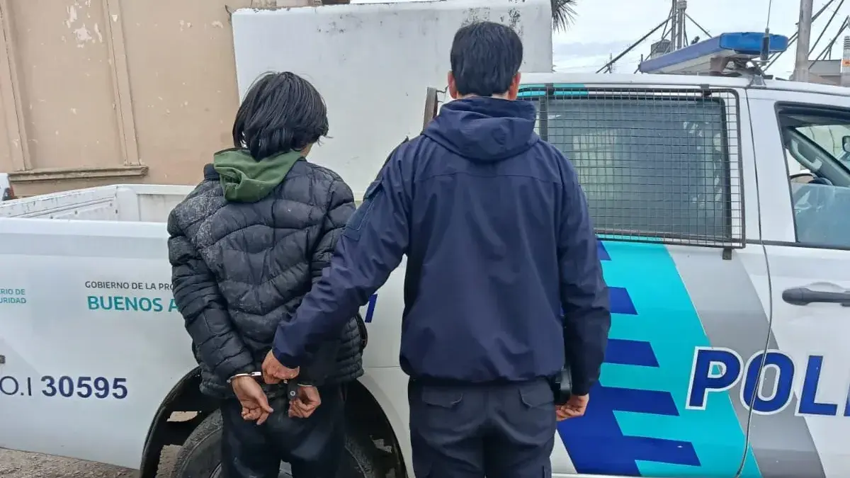 Un hombre aprehendido