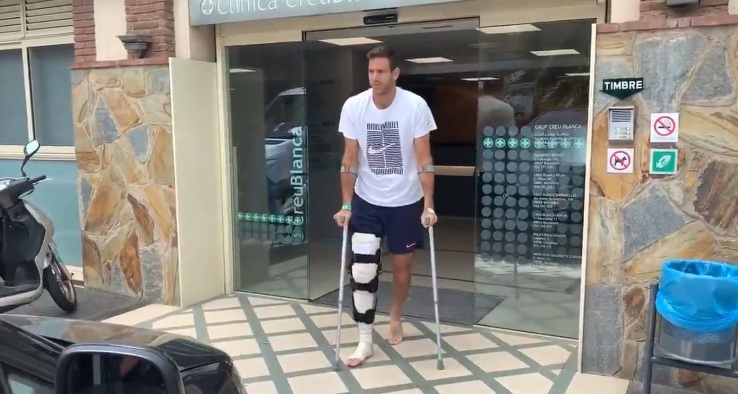 Del Potro recibió el alta médica