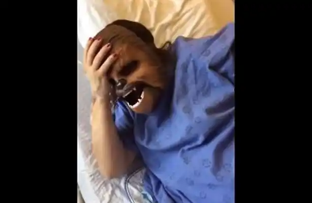 El video que ya es viral: La mujer Chewbacca que da a luz