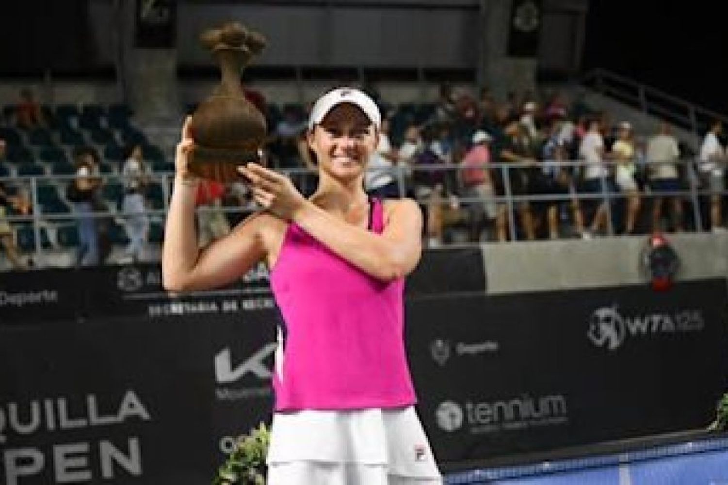 Nadia Podoroska se consagró campeona del Barranquilla Open