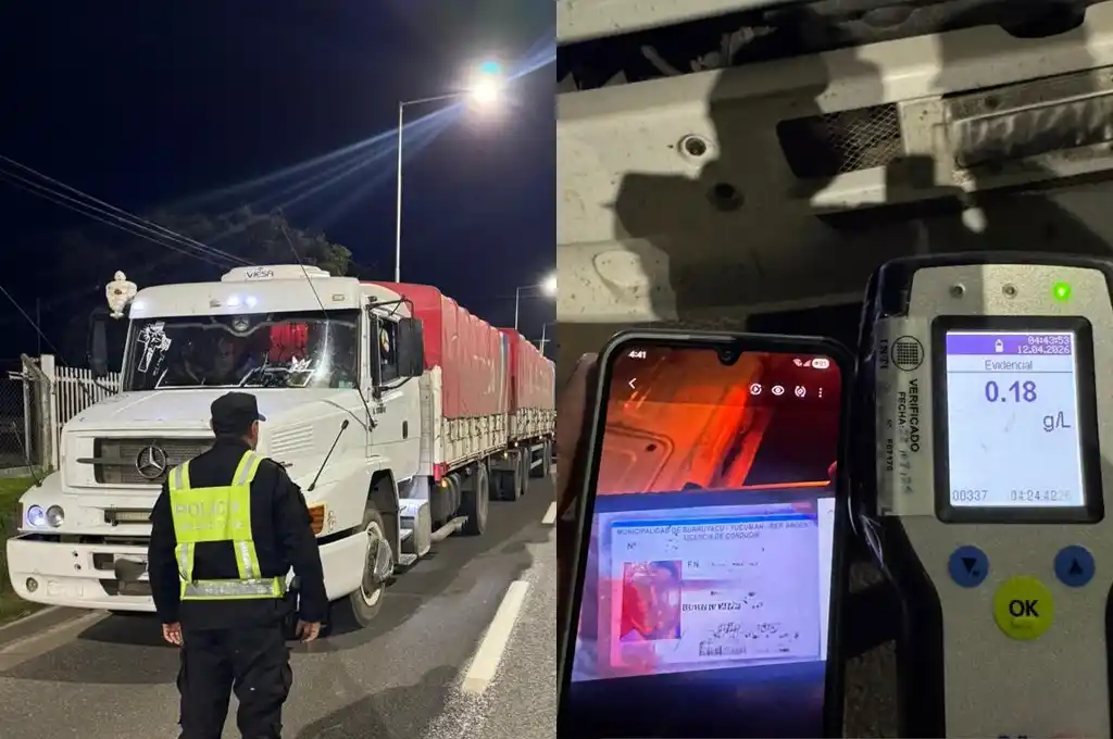 Detectaron a un conductor profesional con alcoholemia positiva en Ruta Provincial 21