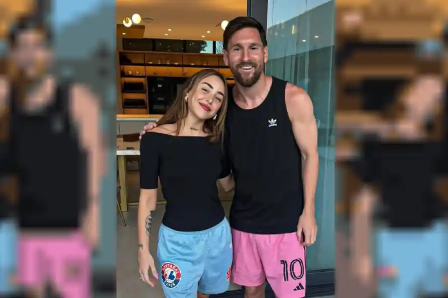 Inesperado encuentro entre Lionel Messi y Nicki Nicole