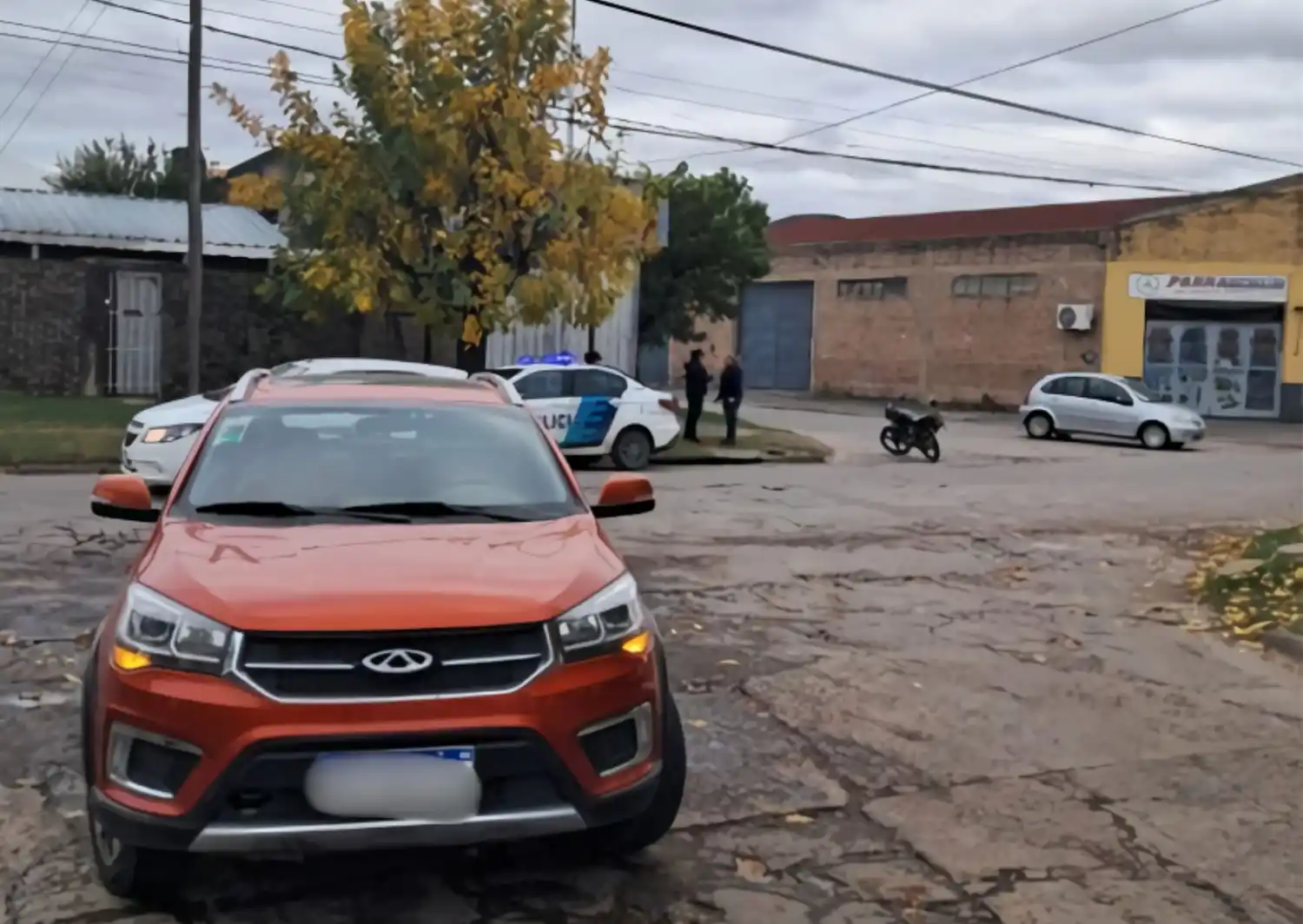 Accidente en Lucio Mansilla y 25 de Mayo
