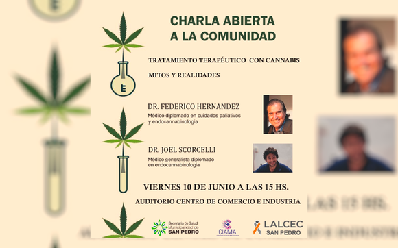 Charla abierta a la comunidad: “Tratamiento terapéutico con cannabis”