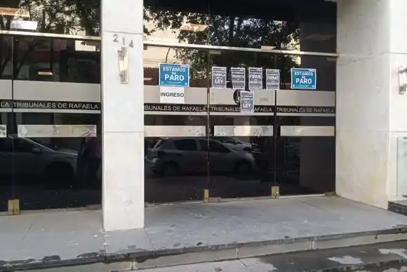 Adhesión total al paro judicial en Rafaela y en las demás localidades de la provincia