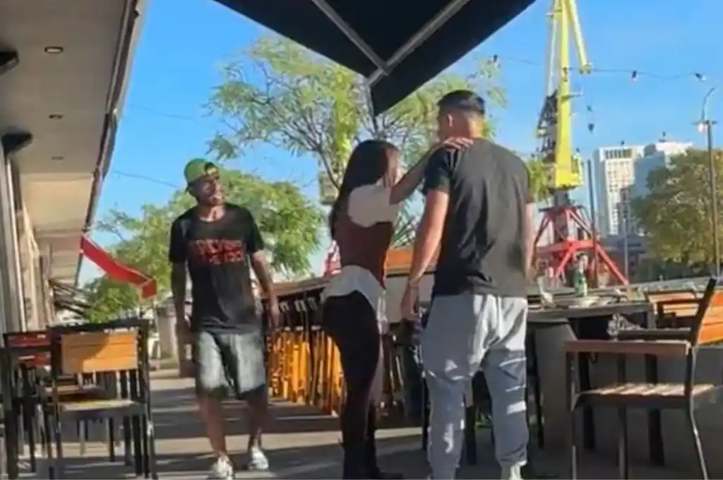 La escena se volvió viral