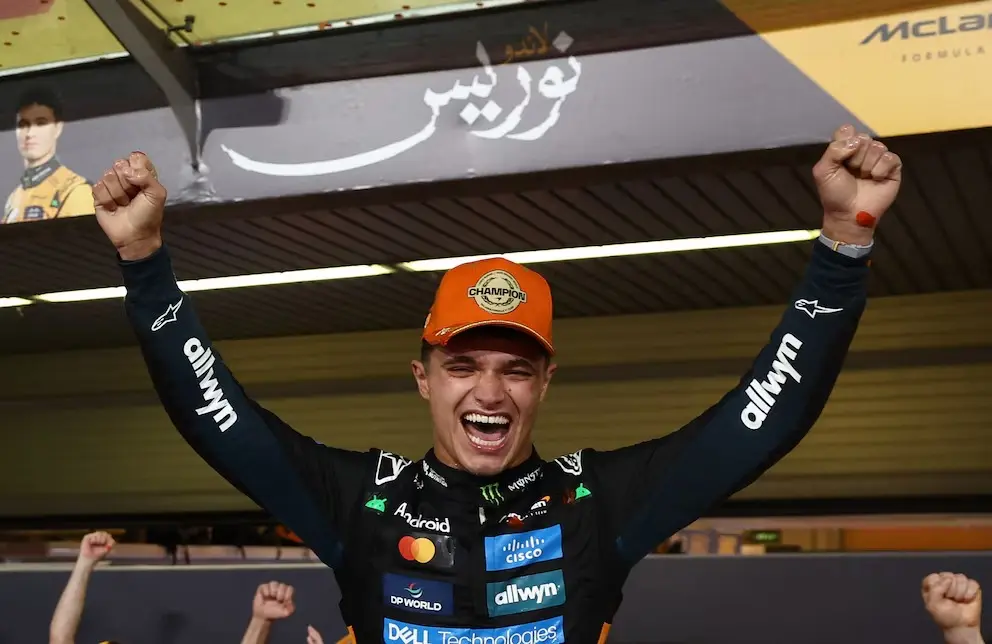 El premio que recibió Lando Norris