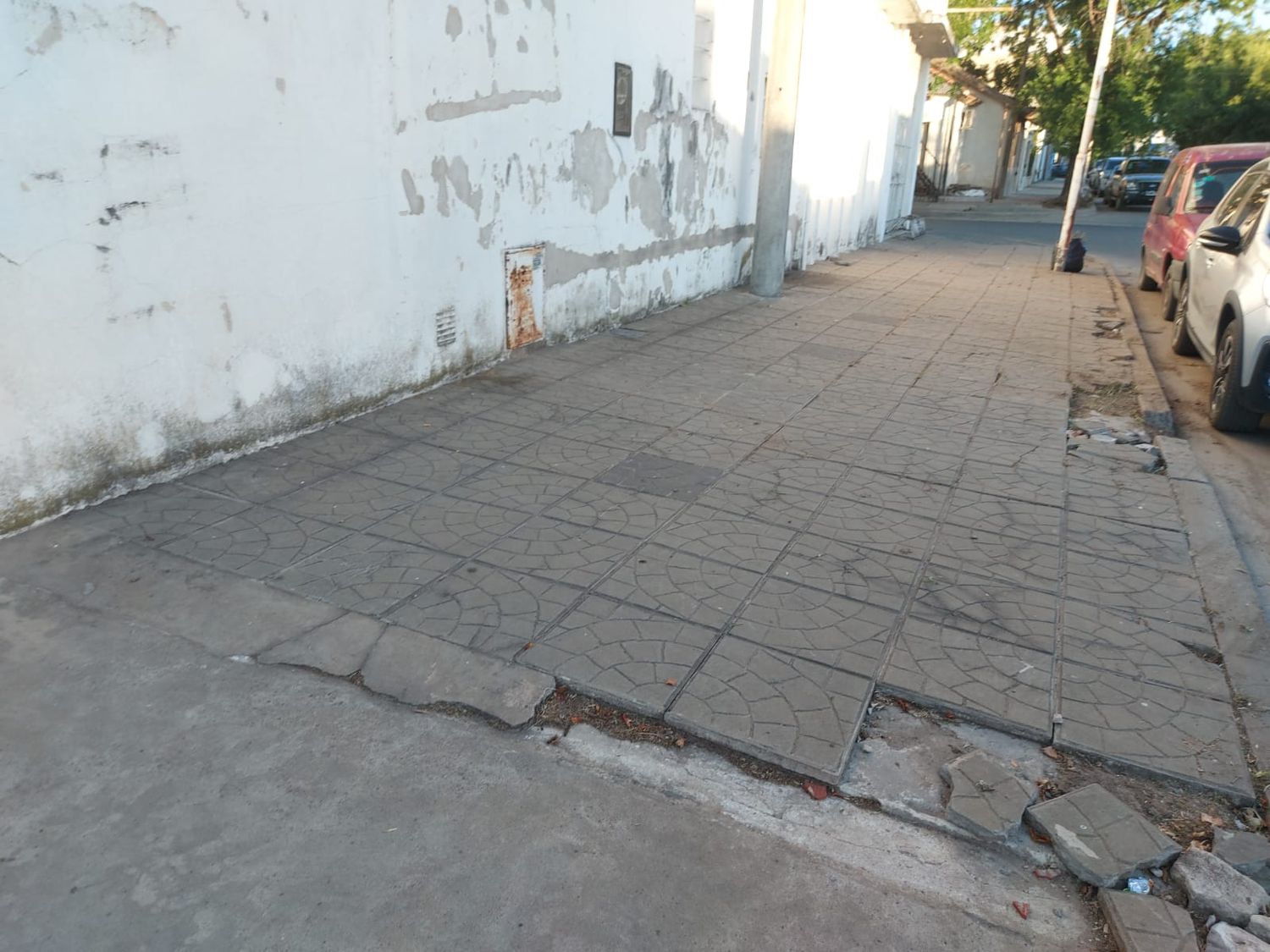 Arreglaron la vereda y gracias por publicar
