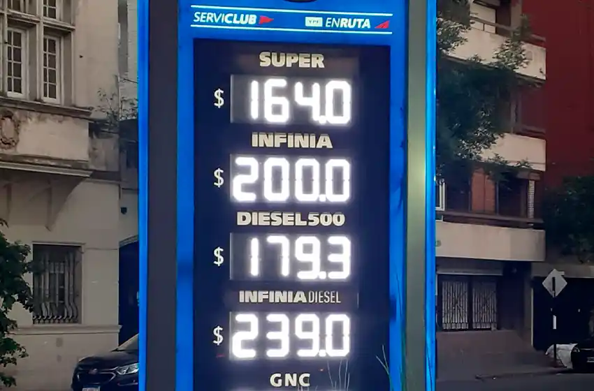 Llegó el quinto del año: YPF aumentó el precio de sus combustibles en un 6%