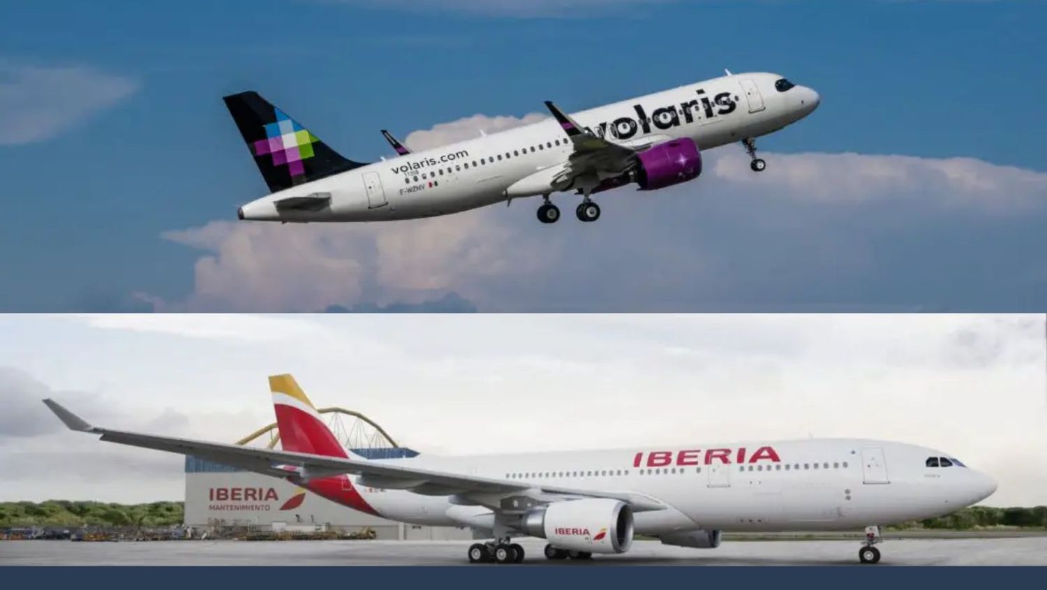 Iberia y Volaris anuncian acuerdo de Código Compartido