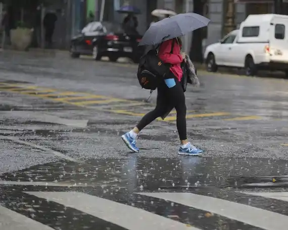 Cayeron más de 100 milímetros en la ciudad 
