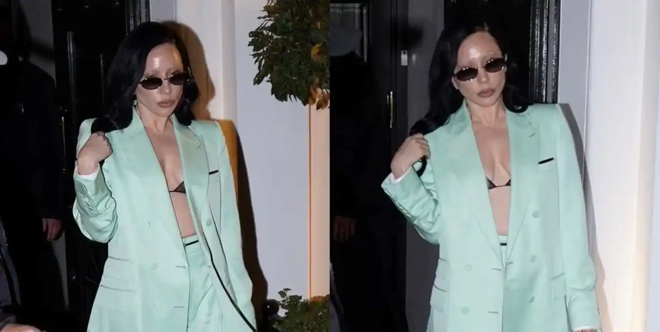 Lady Gaga sorprendió en París con un look nunca antes visto.