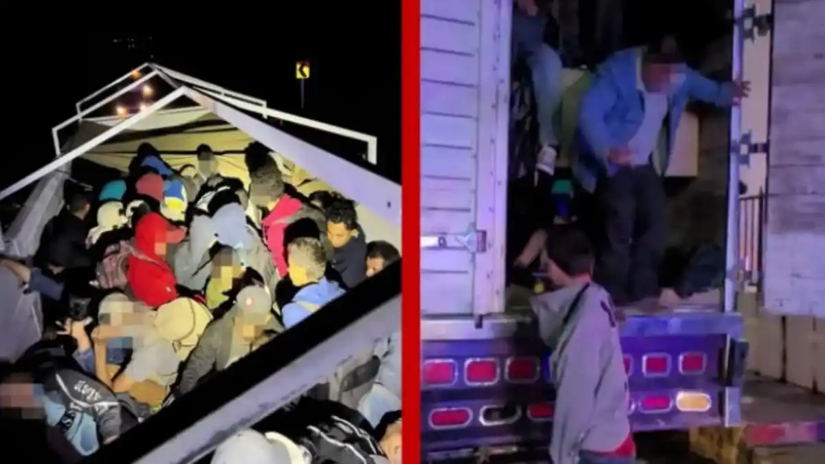 ARRIESGANDO LA VIDA: militares localizan 266 migrantes que viajaban en 3 tractocamiones por Nuevo León