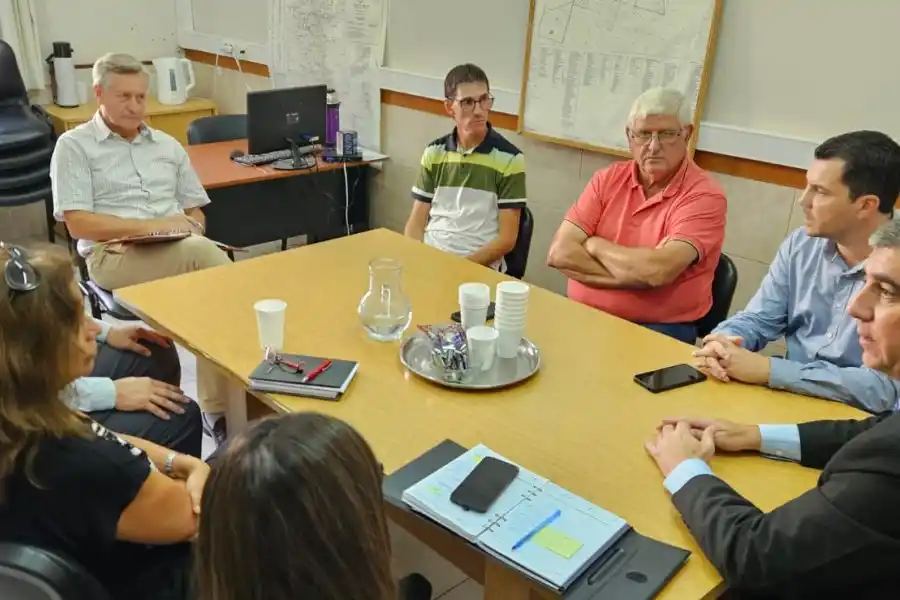 El Fiscal Regional de Rafaela se reunió con el Presidente Comunal y el Presidente de la Sociedad Rural de Humberto 1º en Rafaela
