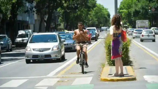 Caluroso sábado en Rosario