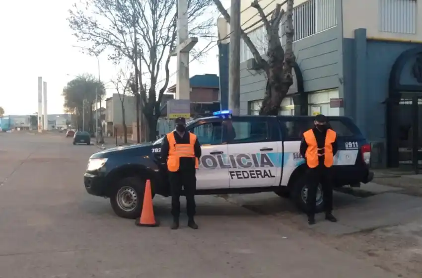 Fuerte operativo de prevención de la Policía Federal en Necochea