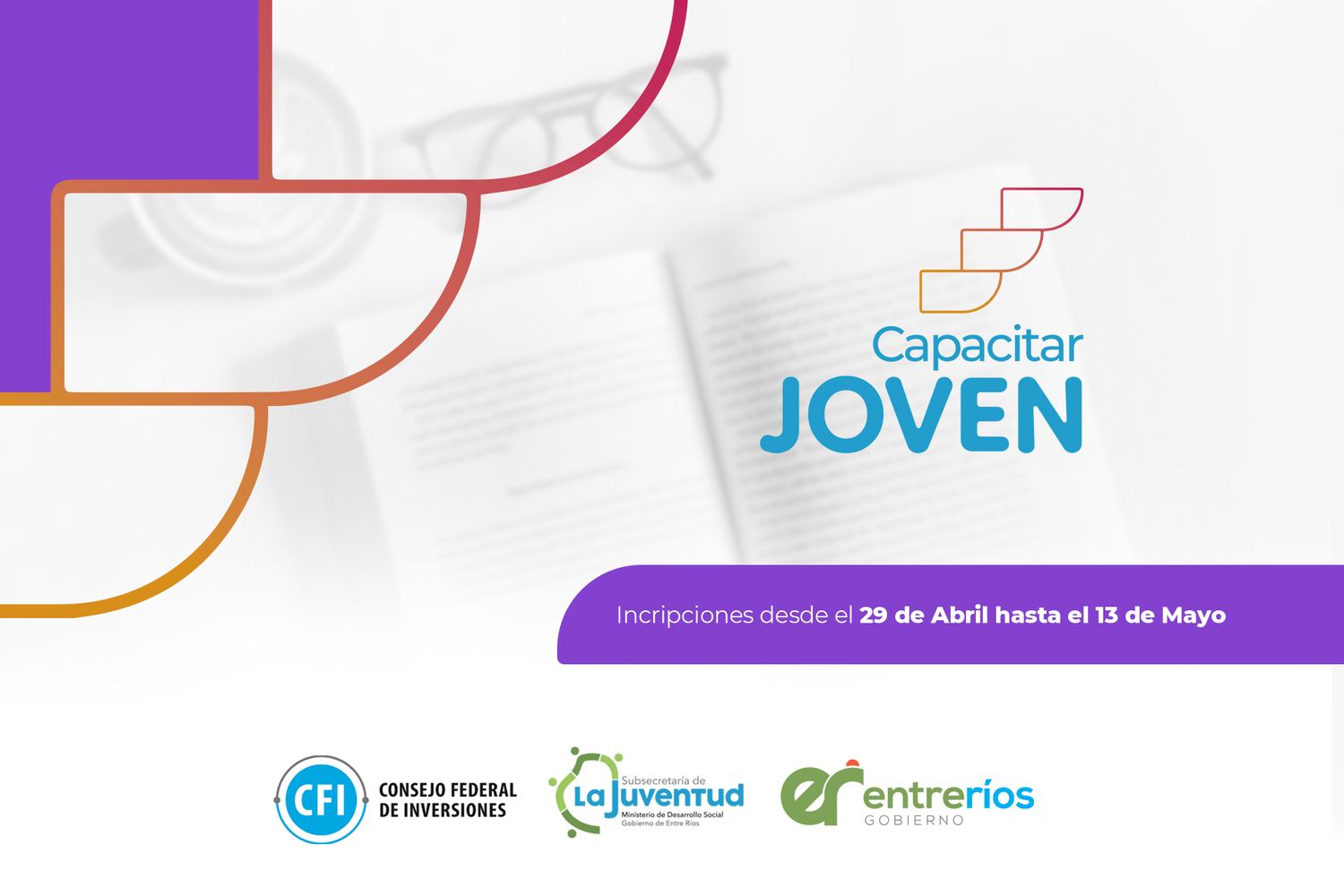 Programa Capacitar Joven: comenzó la inscripción