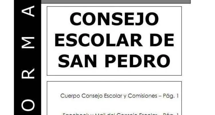 Consejeros Escolares difunden Boletín Oficial