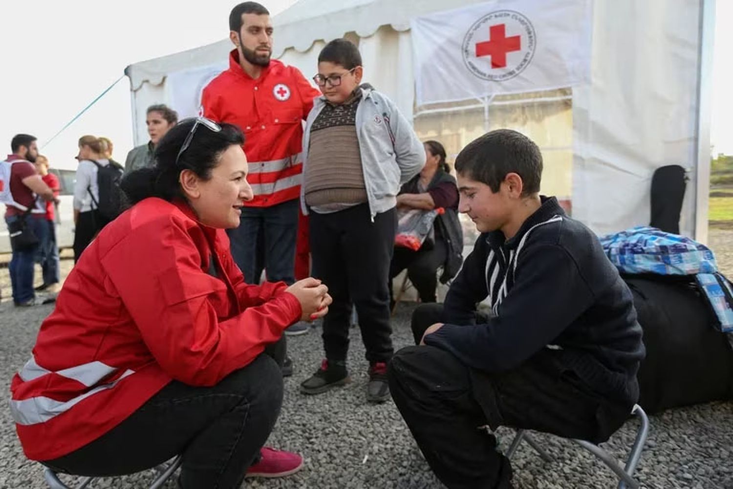 Armenia ya recibió a refugiados que huyeron de Nagorno Karabaj