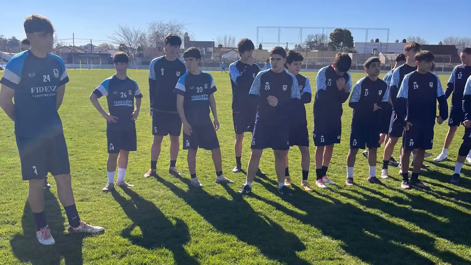 Parte del seleccionado Sub 15, que hoy debutará en el torneo de la FFBP.