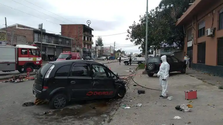 Difundieron el video del choque múltiple: murieron tres personas