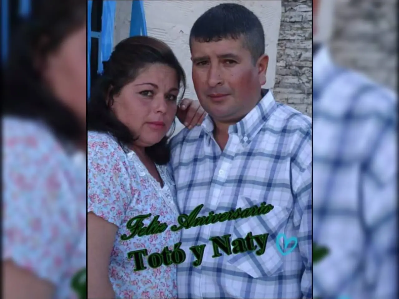 Totó saluda a su esposa en su Aniversario N° 29