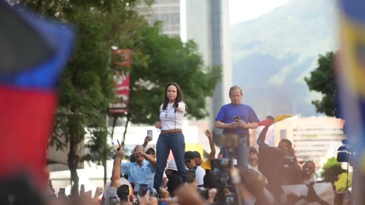 María Corina Machado agradeció el respaldo: «¡El Bravo Pueblo demostró cómo se VENCE al miedo!»