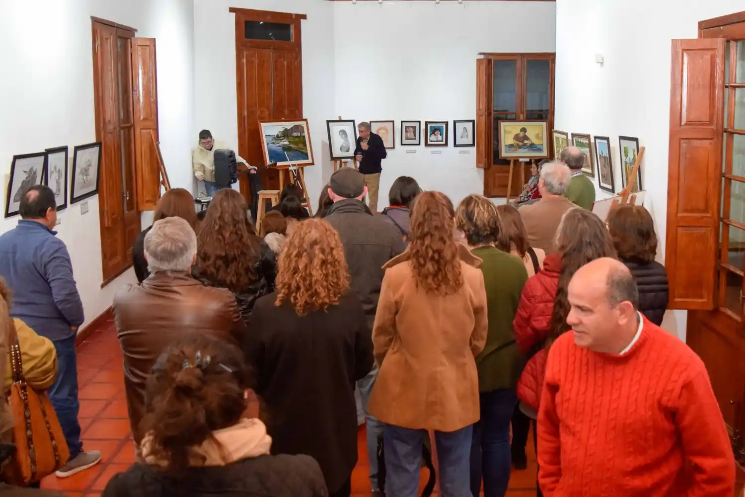 Carina Demarchi presentó la muestra “Mi vida en el arte”