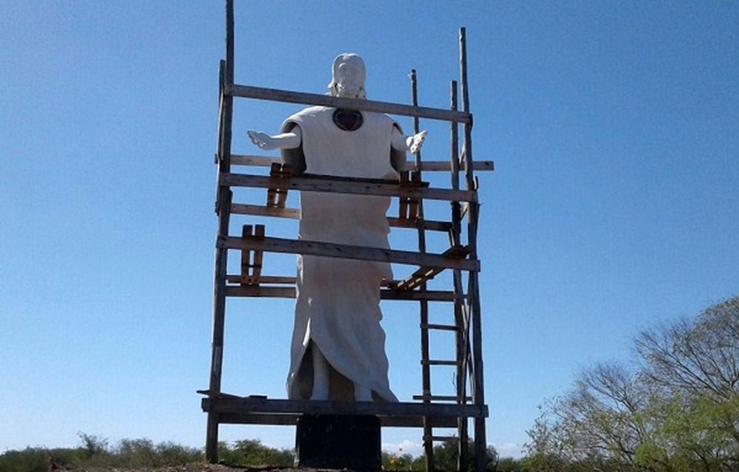 La inauguración del Vía Crucis se postergó para el próximo sábado