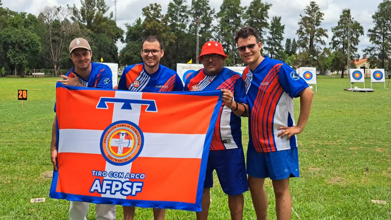 Gustavo Mattos, Federico Pilliez, Jeremías Ramírez y Carlos Leal.