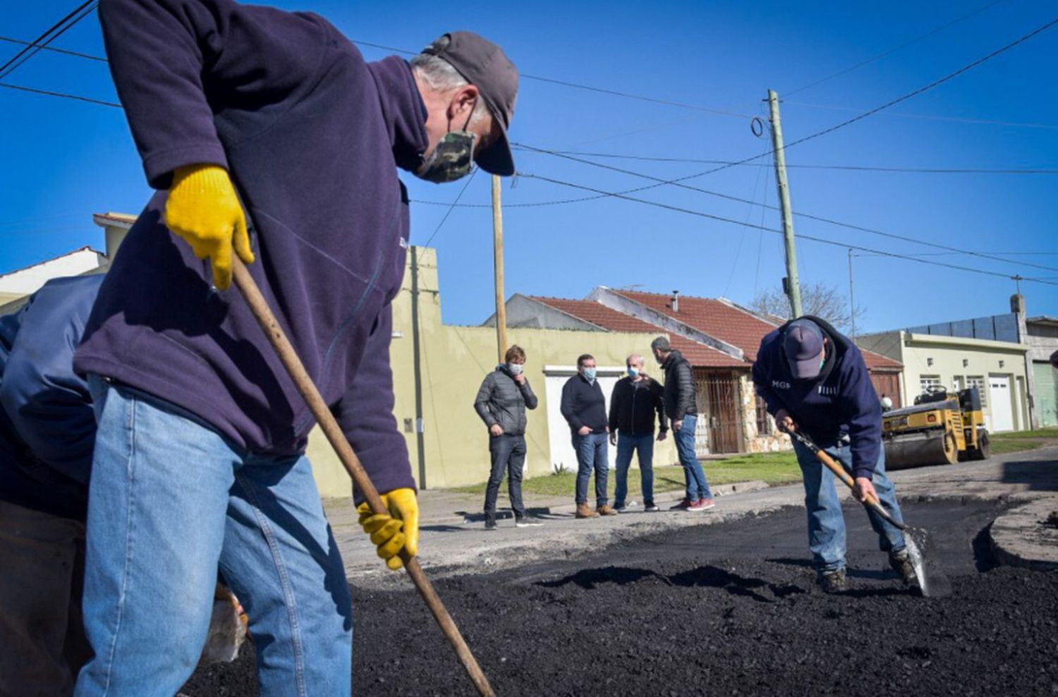 Continúan realizando obras viales en distintos puntos de Mar del Plata