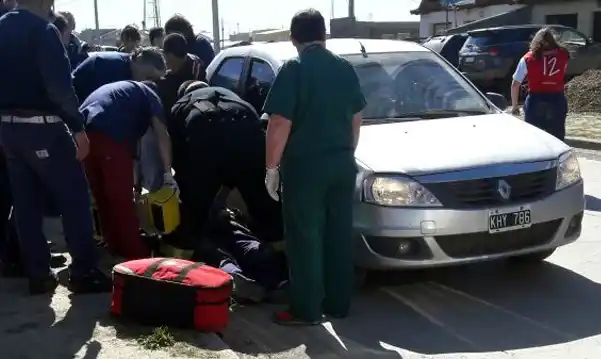Un funcionario provincial chocó a un entrerriano, en el sur del país