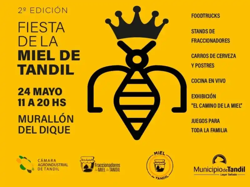 Tandil celebrará la segunda edición de la Fiesta de la Miel durante el fin de semana largo