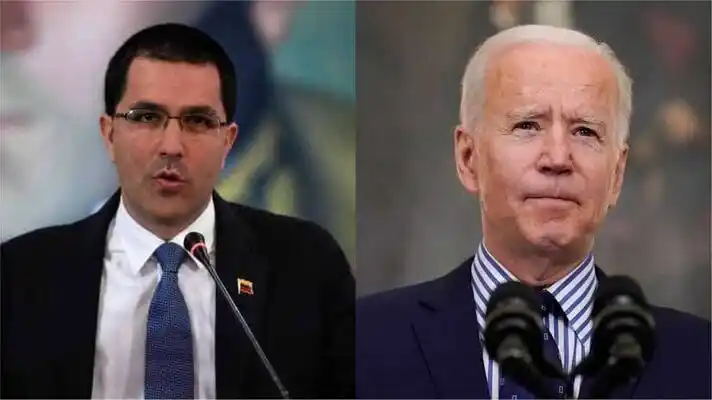 EL TOMA Y  DAME entre Jorge Arreaza y un asesor de Joe Biden por las elecciones en  Venezuela